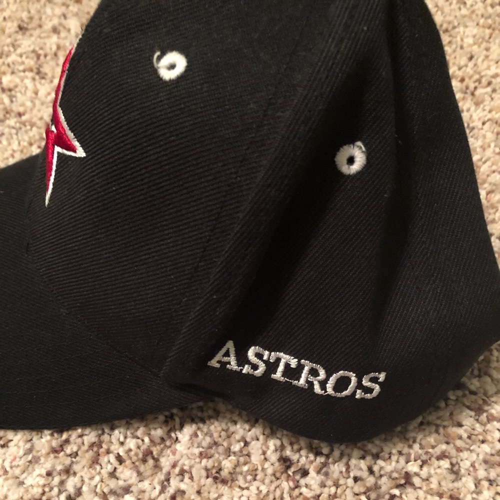 Black Astros Baseball Cap - Picture 2 of 2